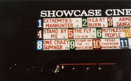 Showcase Cinemas Sterling Heights - Old Marquee From Ron Wittebols (newer photo)